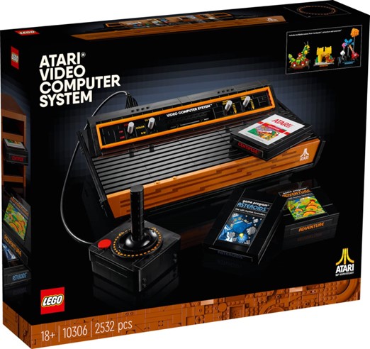 LEGO Ideas Neuheit 10306: Atari 2600 - Stockfoto des Sets