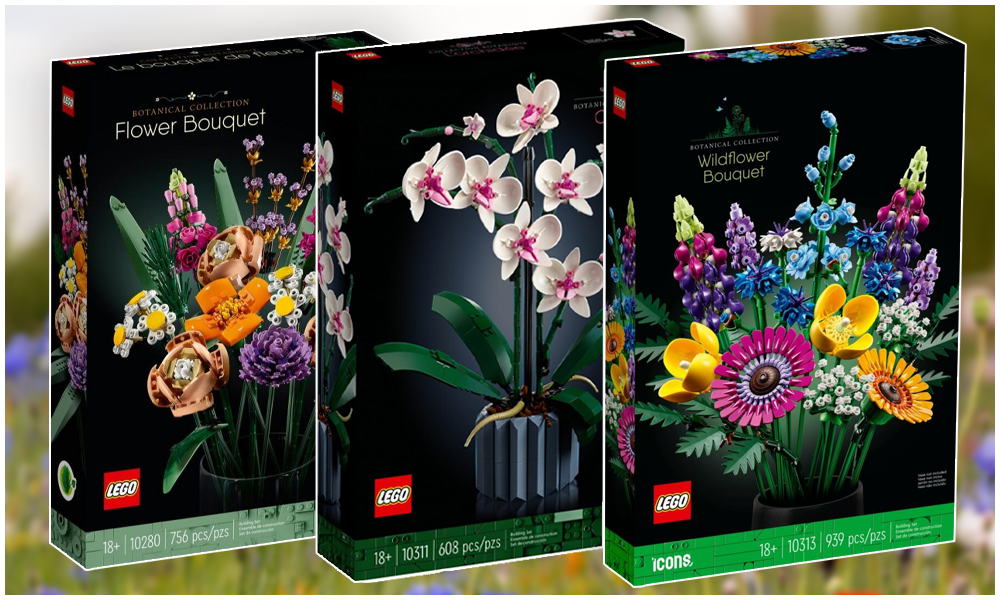Die LEGO Blumenstrauß-Sets in der Übersicht