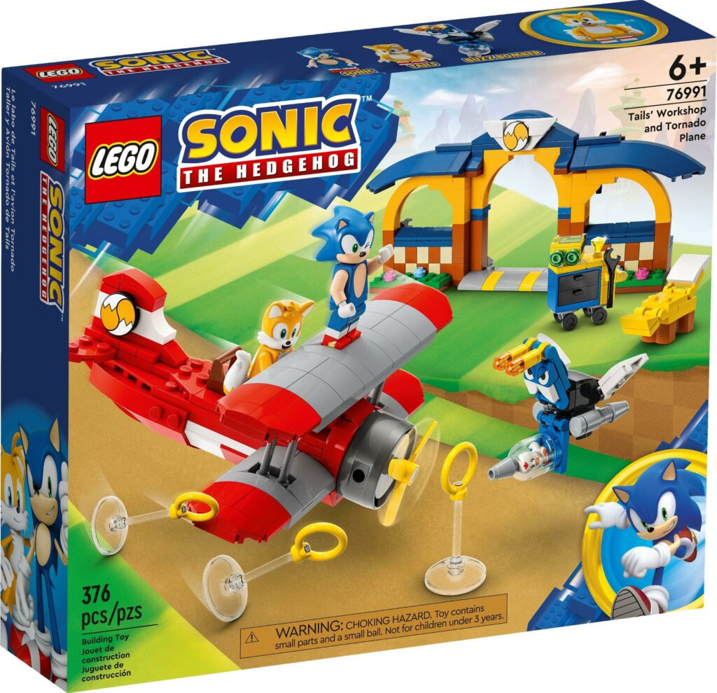 LEGO® Sonic the Hedgehog™ 76991 Tails‘ Tornadoflieger mit Werkstatt: OVP
