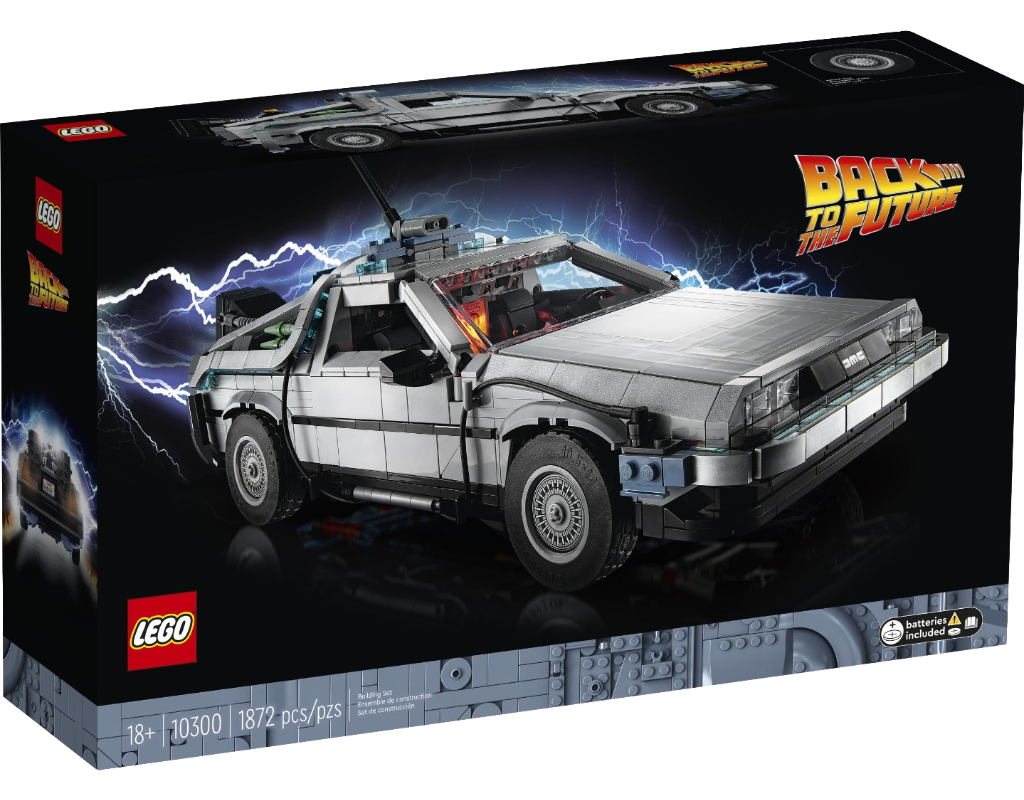 LEGO Icons DeLorean: Die Zeitmaschine aus Zurück in die Zukunft
