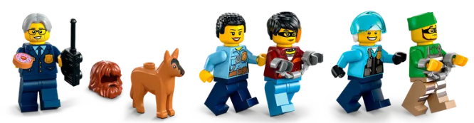 LEGO City Polizeistation 60316 Minifiguren